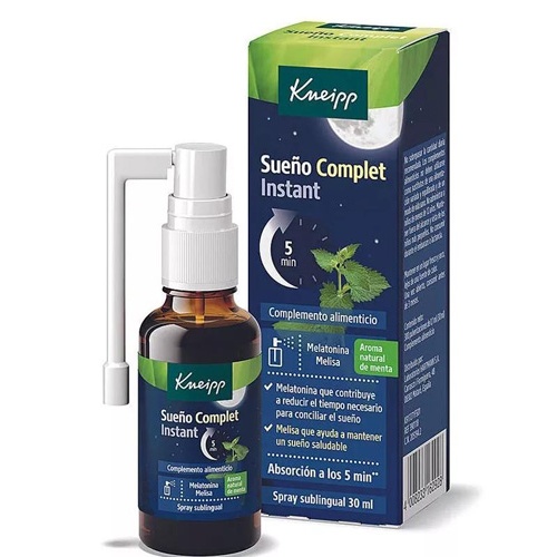 Kneipp sueño complet instant (1 spray sublingual 30 ml sabor menta)