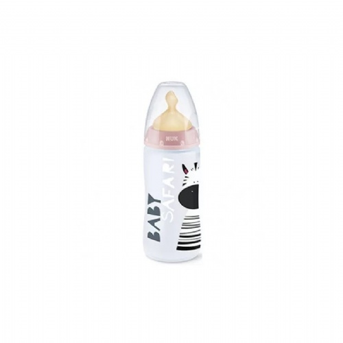 NUK Baby Biberón fc + pp Silicona 0-6 meses Safari 300 ml (1 ud)