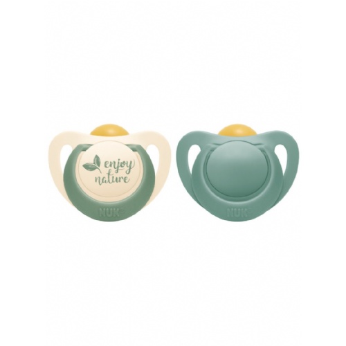 NUK Chupete Látex Nature 0 - 6 meses (Pack 2 unidades)
