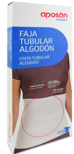 Aposán Faja elástica tubular algodón talla XL
