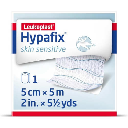Hypafix skin sensitive - gasa adhesiva para fijacion de apositos (1 unidad 5 m x 5 cm)