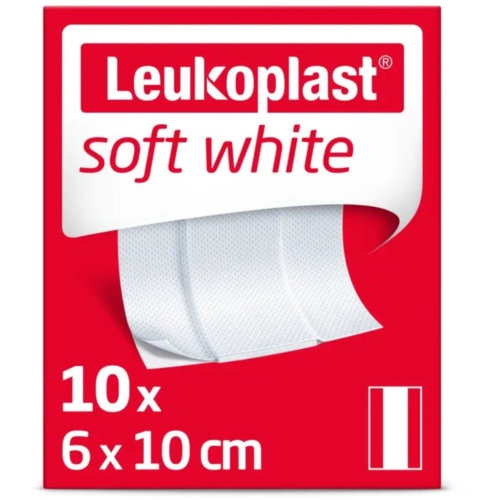 Leukoplast soft - aposito adhesivo (10 unidades 10 cm x 6 cm tira)