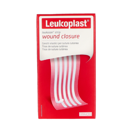 Leukosan strip - sutura cutanea esteril (tira 75 mm x 3 mm 10 tiras)