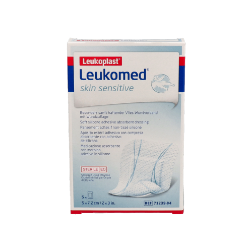Aposito esteril adhesivo leukomed skin sensitive 5 unidades 7,2 x 5 cm - aposito esteril adhesivo