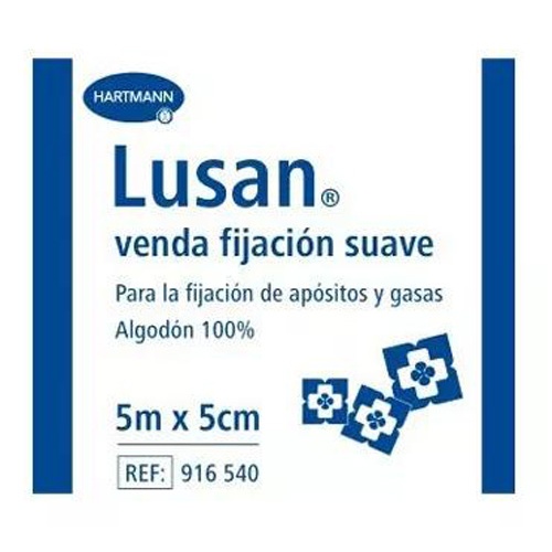 Venda de gasa hidrofila cambric - lusan fijacion suave (5 x 5 cm)