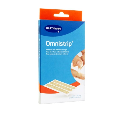 Omnistrip sutura cutanea esteril 2 unidades 6 mm x 38 mm