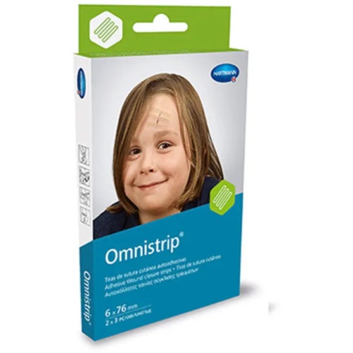Omnistrip sutura cutanea esteril 2 unidades 76 mm x 6 mm