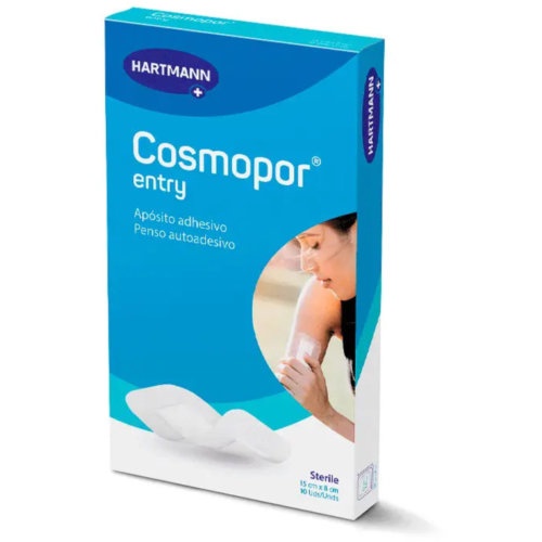 Aposito esteril cosmopor entry 10 unidades 15 x 8 cm - aposito esteril