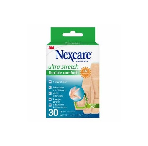 3M Nexcare Comfort 30 tiras surtidas