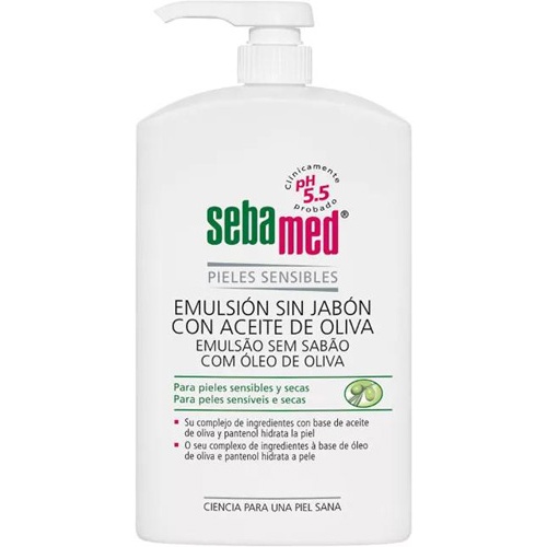 Sebamed Emulsión sin Jabón con Aceite de Oliva (1 L)