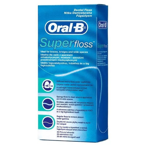 ORAL-B SUPERFLOSS - SEDA DENTAL (50 U)