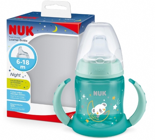 Nuk Bottle Night vaso aprendizaje bebe 6-18m 150ml