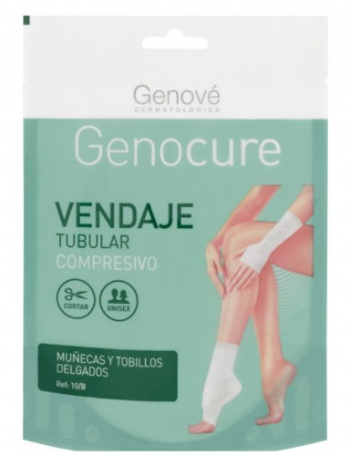 Genocure® Vendaje Tubular Compresivo Muñecas y Tobillos Delgados Ref.10