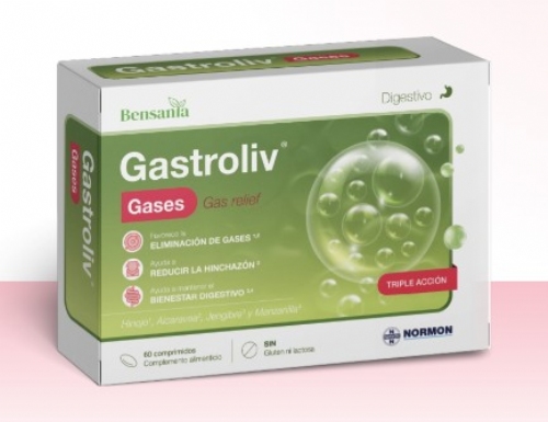 Gastroliv gases 60 comprimidos