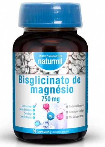 Naturmil Bisglicinato de magnesio 750mg 90 comprimidos