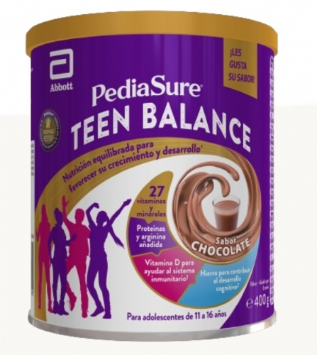 Pediasure Teen Balance sabor chocolate 400g