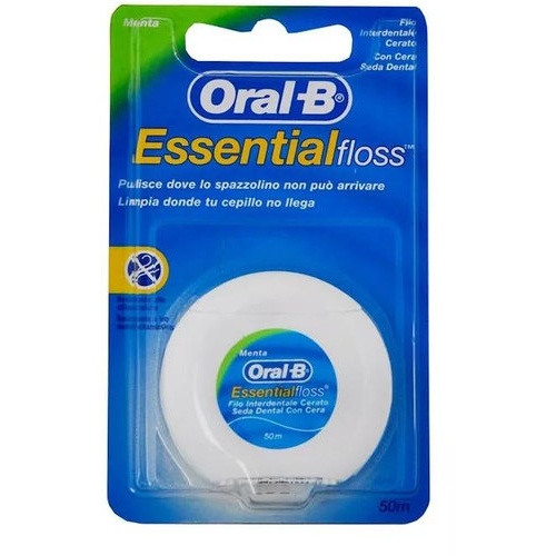 Oral-B Seda Dental Esencial Floss con cera (50 m)
