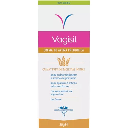 Vagisil crema de avena prebiotica (1 tubo 30 g)