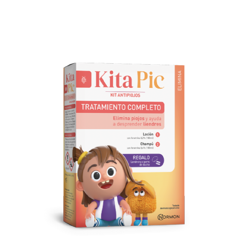 Kitapic Kit Antipiojos (Champú 100 ml + Loción 100 ml)