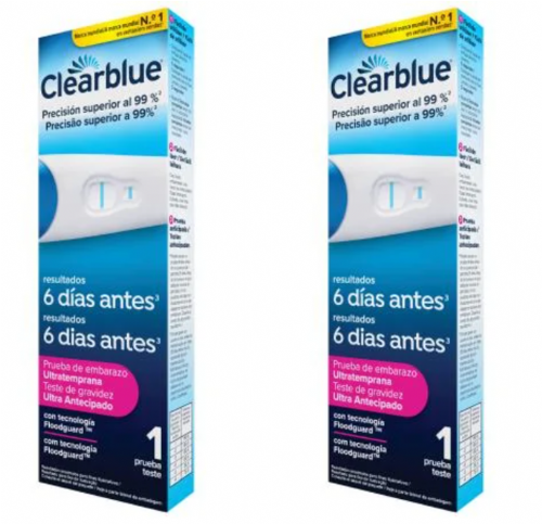 Clearblue Test de embarazo detección ultratemprana (2 ud)
