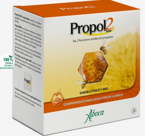 Propol2 EMF (20 comprimidos bucodispersables sabor cítrico y miel)