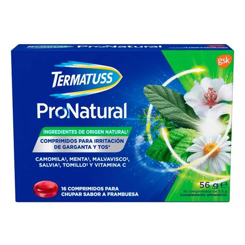 Termatuss pronatural (16 comprimidos para chupar)
