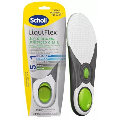 Plantillas - scholl liquiflex diario (2 unidades talla l)