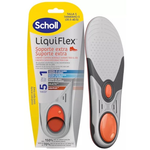 Plantillas - scholl liquiflex extra (2 unidades talla s)