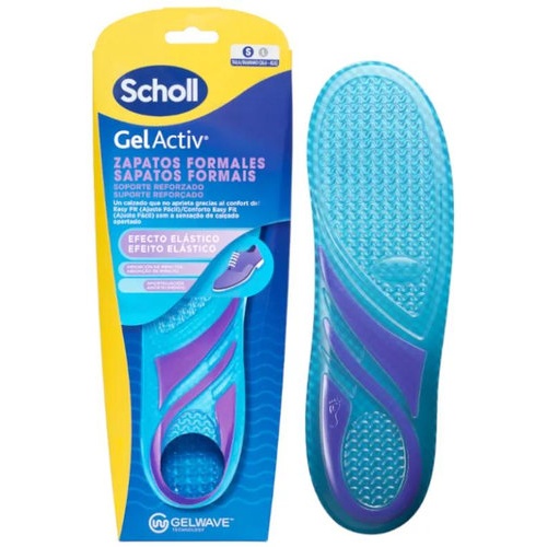 Plantillas scholl gelactive zapatos formales 2 unidades talla s - scholl gelactive zapatos formales