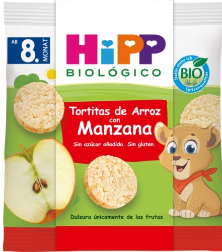 HiPP Tortitas de arroz con manzana BIO 30g