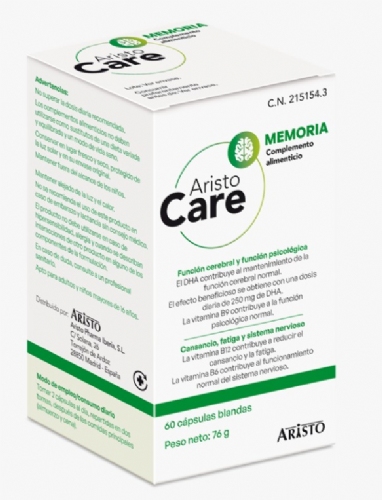 Aristo Care Memoria 60 cápsulas