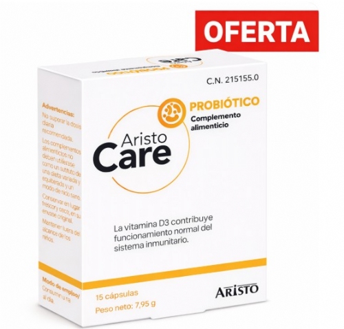 Aristo Care Probiótico 15 cápsulas