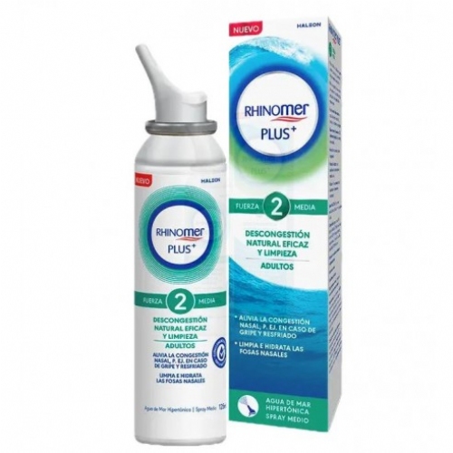 Rhinomer plus adultos fuerza 2 media 1 spray 125 ml