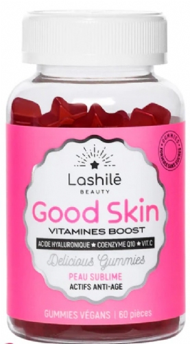 Lashilé Good Skin Vitamines Boost 60 gominolas sabor fresa