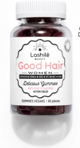 Lashilé Good Hair Women 60 gominolas sabor frutos rojos