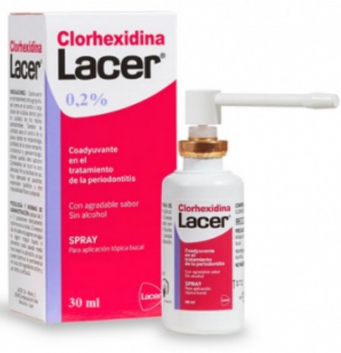 Lacer Colutorio Clorhexidina 0.2% spray 30 ml