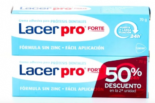 Pack DUPLO Lacer Pro crema adhesiva 70 g x 2ud