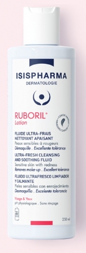 Isispharma Ruboril Lotion Fluido limpiador y calmante 250ml