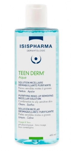 Teen derma Aqua Solución micelar desmaquillante 400ml