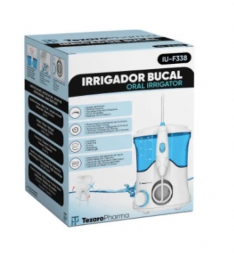 Tezaro Pharma Irrigador Bucal pared c/7 boquillas y 10 modos de 30 a 120psi mod