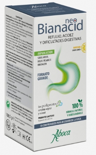 NeoBianacid 70 comprimidos sabor limón