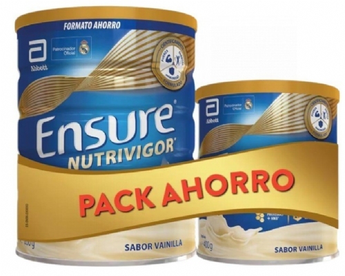 Pack Ahorro Ensure Nutrivigor Vainilla 850g + 400g GRATIS
