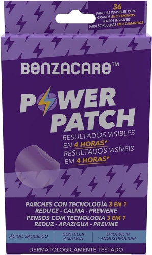 Benzacare power patch  36 parches