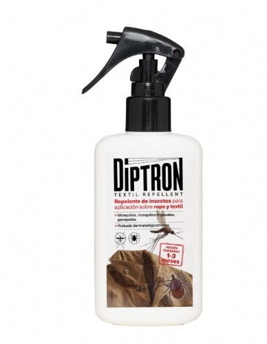 Diptron Repelente de garrapatas y mosquitos en textil 100ml