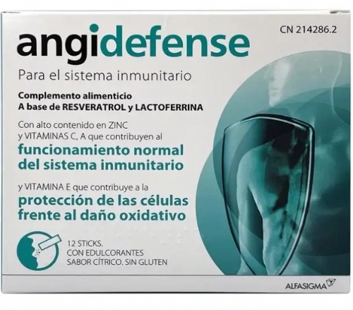Angidefense 12 sticks sabor cítrico