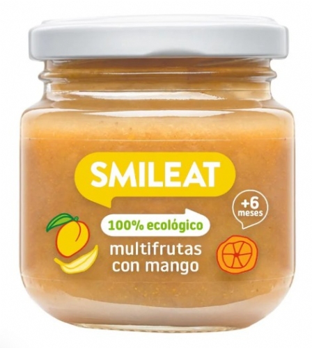 Smileat  1 tarrito 130 g sabor multifruta con mango