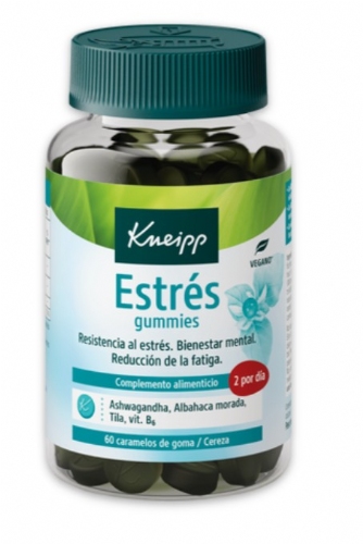 Kneipp Estrés 60 gummies sabor cereza