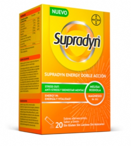 Supradyn Energy Doble acción (20 sobres efervescentes)
