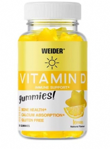 Weider Vitamina D 50 gummies 