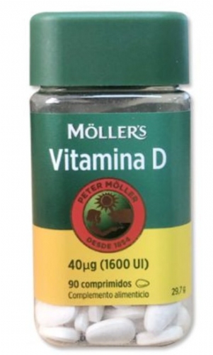 Mollers Vitamina D 90 comprimidos